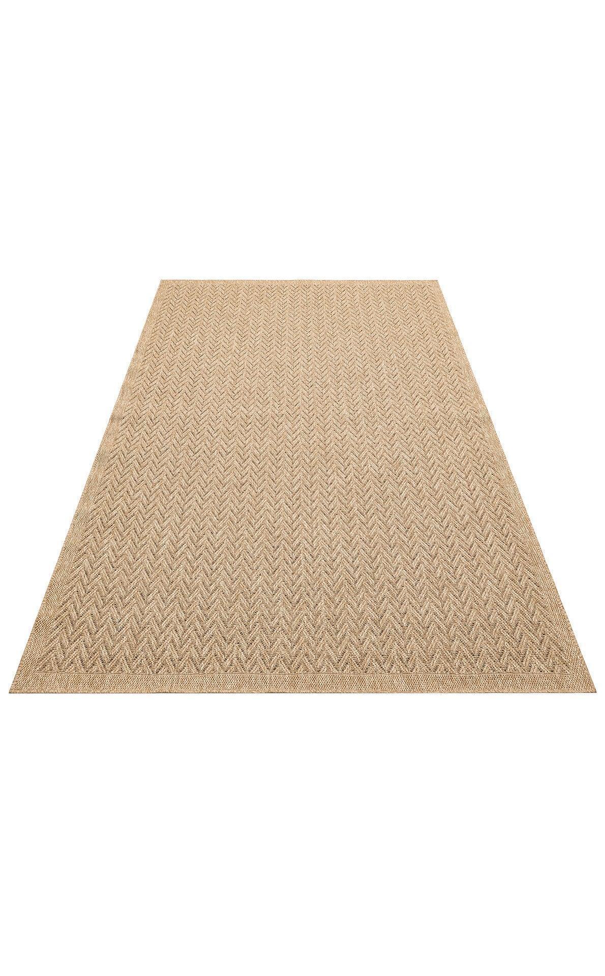 Halı Vagonu Lalibela LLB05 NATURAL Güneş Işığı ve Suya Dayanıklı Jüt Görünümlü Sisal Halı - HALI VAGONU