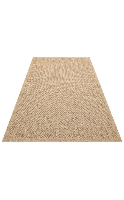 Halı Vagonu Lalibela LLB05 NATURAL Güneş Işığı ve Suya Dayanıklı Jüt Görünümlü Sisal Halı - HALI VAGONU
