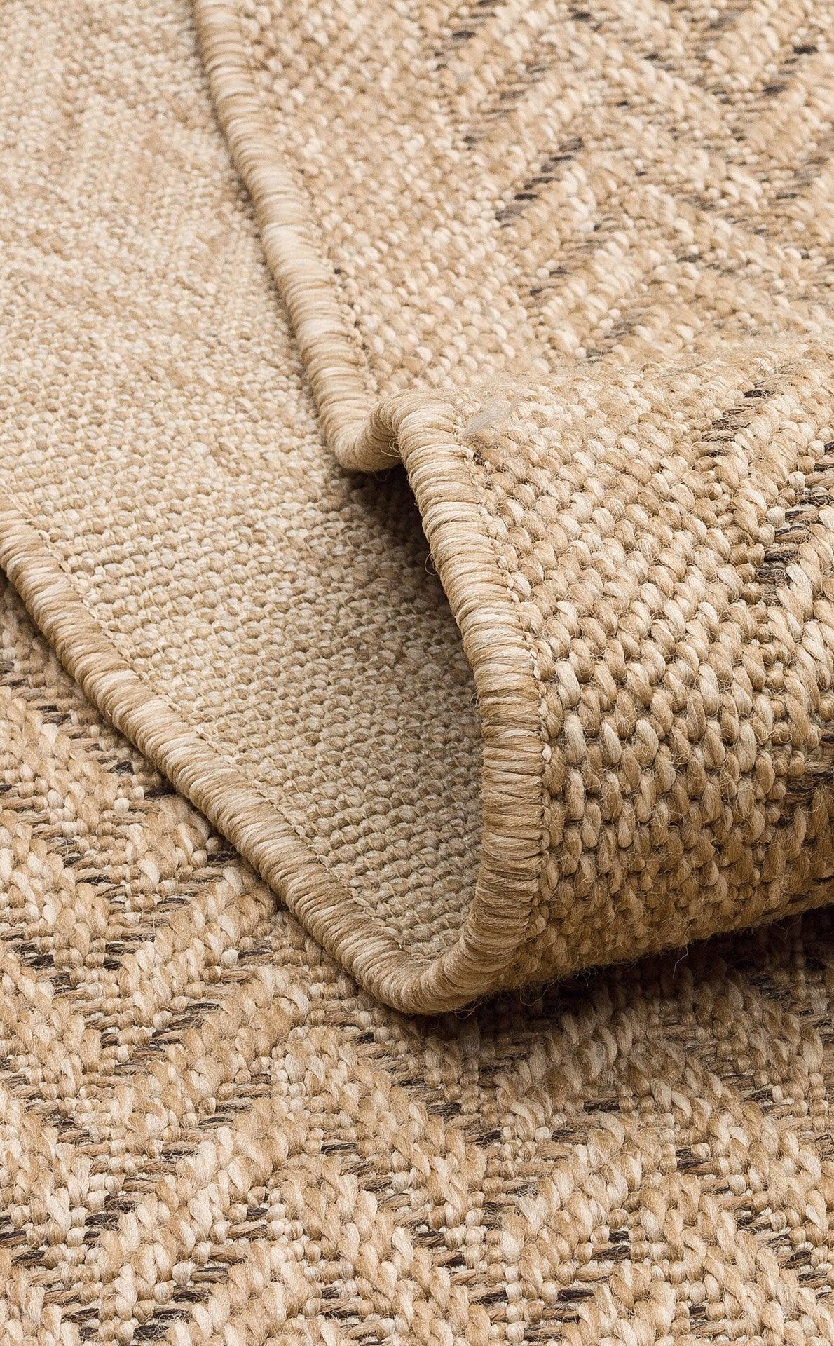 Halı Vagonu Lalibela LLB05 NATURAL Güneş Işığı ve Suya Dayanıklı Jüt Görünümlü Sisal Halı - HALI VAGONU