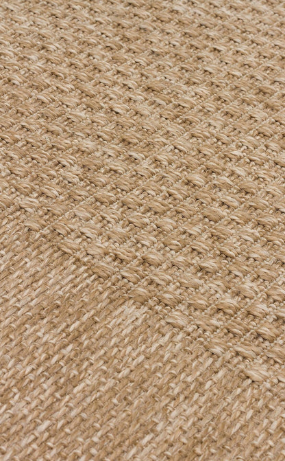 Halı Vagonu Lalibela LLB06 NATURAL Güneş Işığı ve Suya Dayanıklı Jüt Görünümlü Sisal Halı - HALI VAGONU