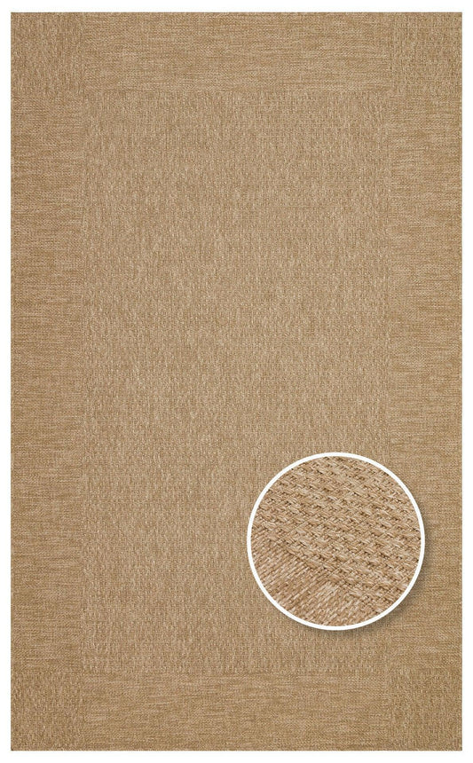 Halı Vagonu Lalibela LLB06 NATURAL Güneş Işığı ve Suya Dayanıklı Jüt Görünümlü Sisal Halı - HALI VAGONU
