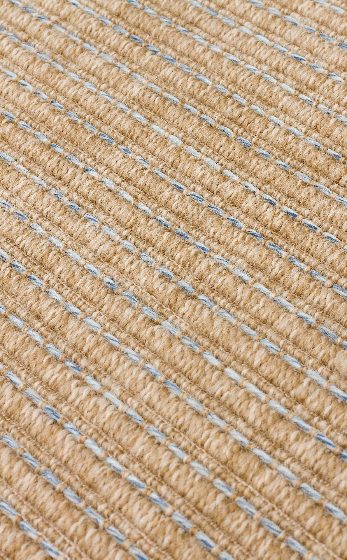Halı Vagonu Zahara ZHR 01 Natural Blue İç ve Dış Mekan Kullanımına Uygun Hav Vermeyen Kolay Temizlenebilir Sisal Halı - HALI VAGONU