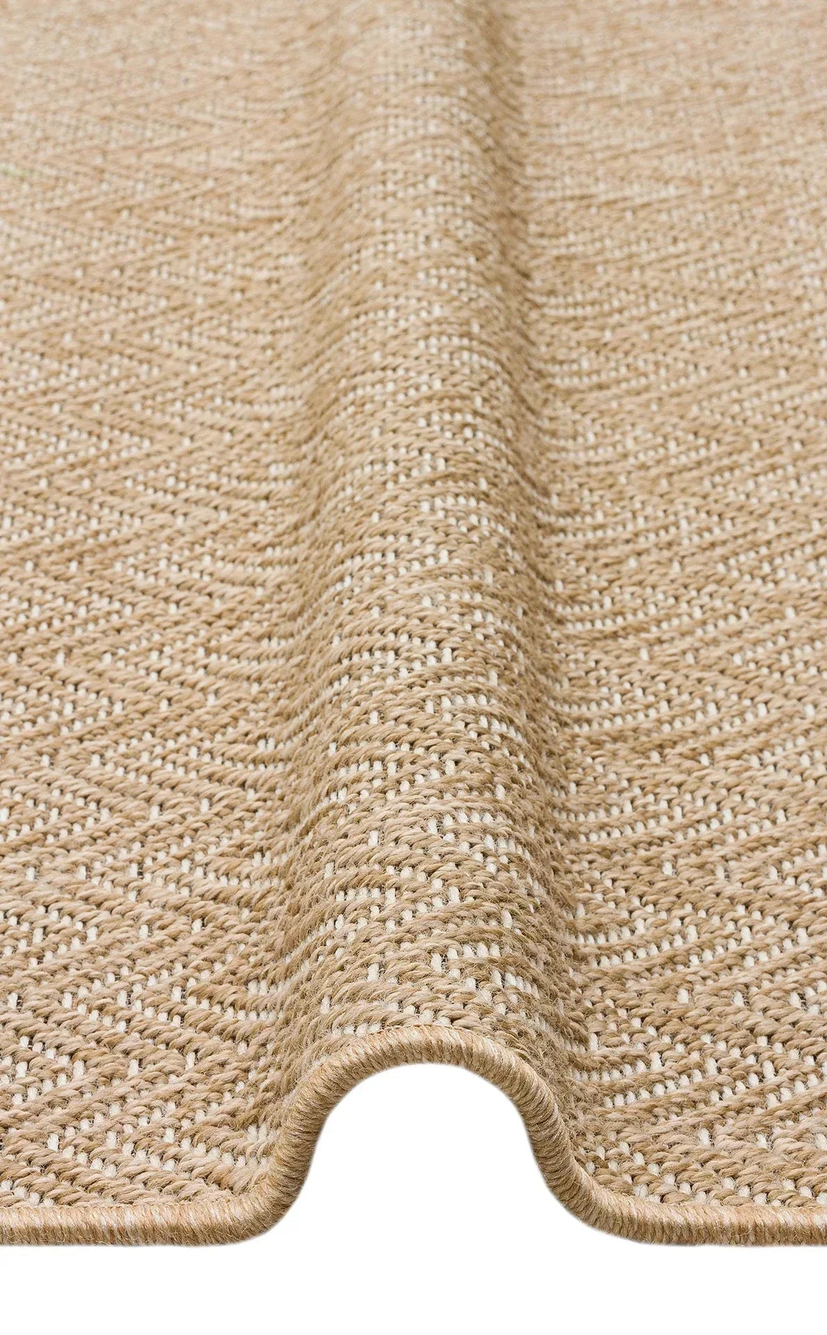 Halı Vagonu Zahara ZHR 02 Natural White İç ve Dış Mekan Kullanımına Uygun Hav Vermeyen Kolay Temizlenebilir Sisal Halı - HALI VAGONU