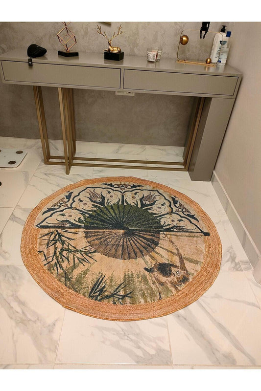 Hasır Jüt Görünümlü Dokuma Yıkanabilen Halı Ve Kilim Taban Kilim Çin Yeli - HALI VAGONU