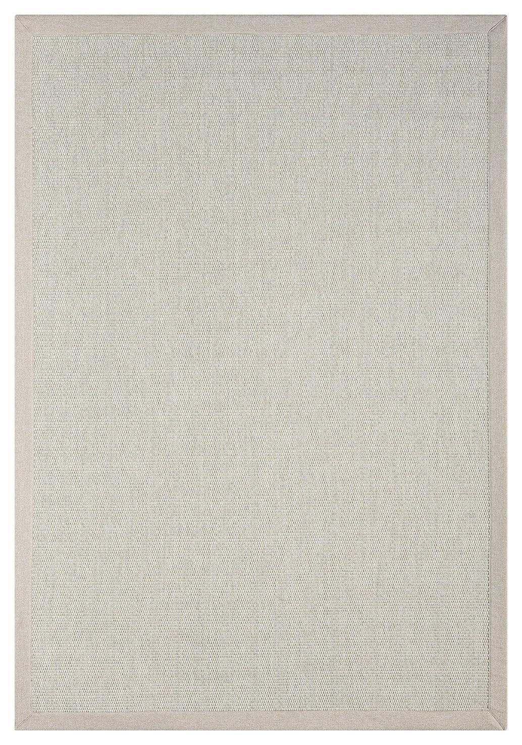 Himalaya Bej Kumaş Bordürlü 664 Krem Sisal Halı - HVHB01 - HALI VAGONU