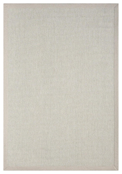 Himalaya Bej Kumaş Bordürlü 664 Krem Sisal Halı - HVHB01 - HALI VAGONU