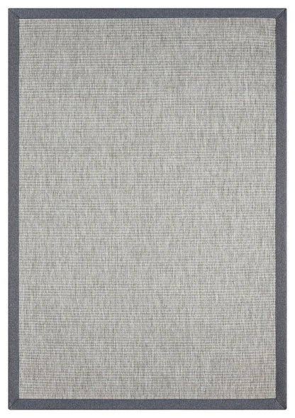 Himalaya Gri Kumaş Bordürlü 663 Gri Sisal Halı - HVHB15 - HALI VAGONU