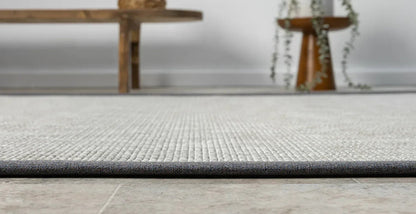 Himalaya Gri Kumaş Bordürlü 663 Gri Sisal Halı - HVHB15 - HALI VAGONU