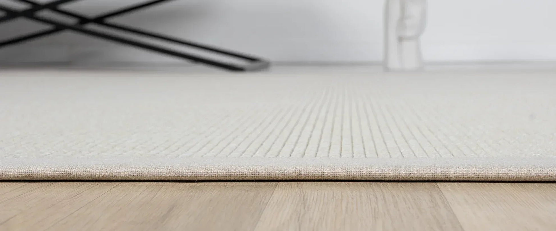 Himalaya Krem Kumaş Bordürlü 664 Krem Sisal Halı - HVHB02 - HALI VAGONU