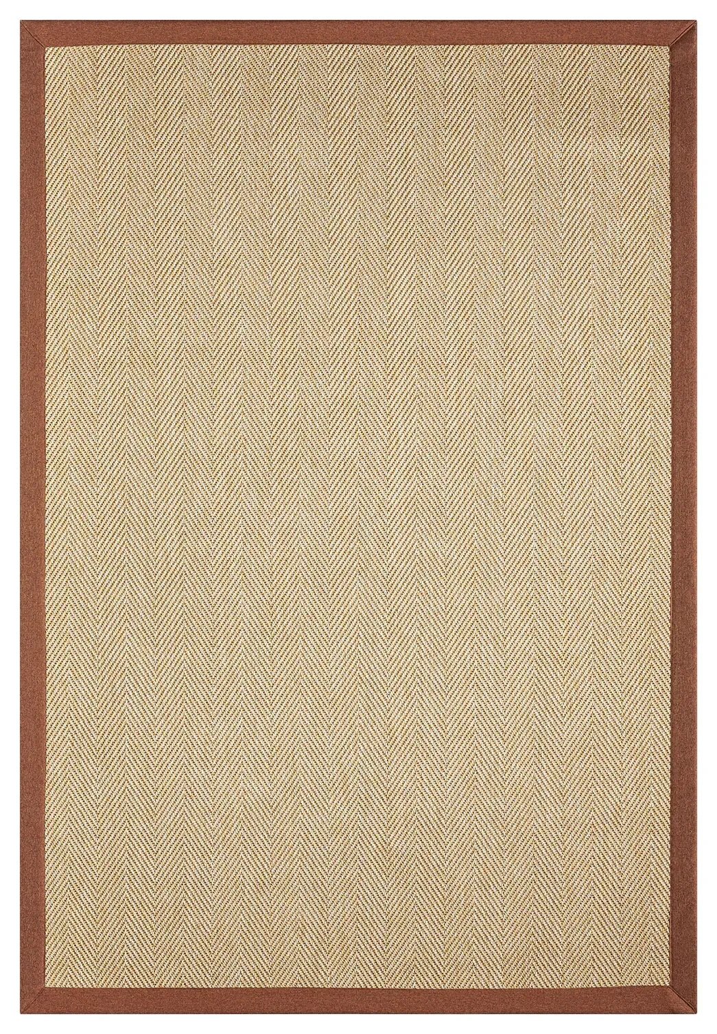 Himalaya Terra Kumaş Bordürlü 665 Bej Sisal Halı - HVHB17 - HALI VAGONU