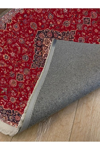 HV 2167 Etnik Desenli Yıkanabilir Kaymaz Tabanlı Salon Halısı, Koridor Ve Mutfak Halısı Kilim - HALI VAGONU