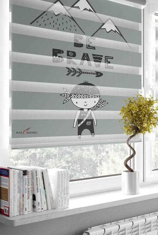 HV334G Okçu İskandinav Zebra Perde özellikleri ve kullanımı ile modern ev dekorasyonuna şıklık katıyor.