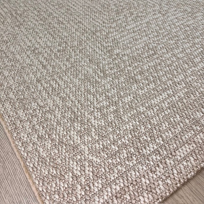 Elit Sisal halının yakın görüntüsü, yumuşak dokusu ve doğal renk tonu.