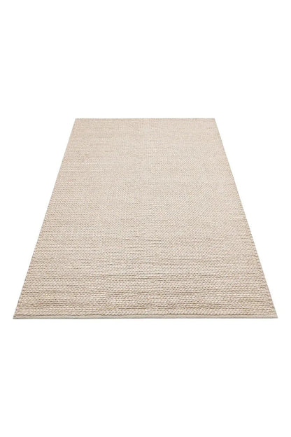 JADE BASKETWEAVE BEIGE Naturel Kazak Örgü Desenli El Dokuma Örgü Halı - HALI VAGONU