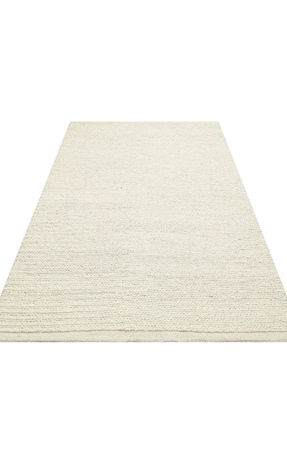 JADE LD 07 L.BEIGE Naturel Kazak Örgü Desenli El Dokuma Örgü Halı - HALI VAGONU