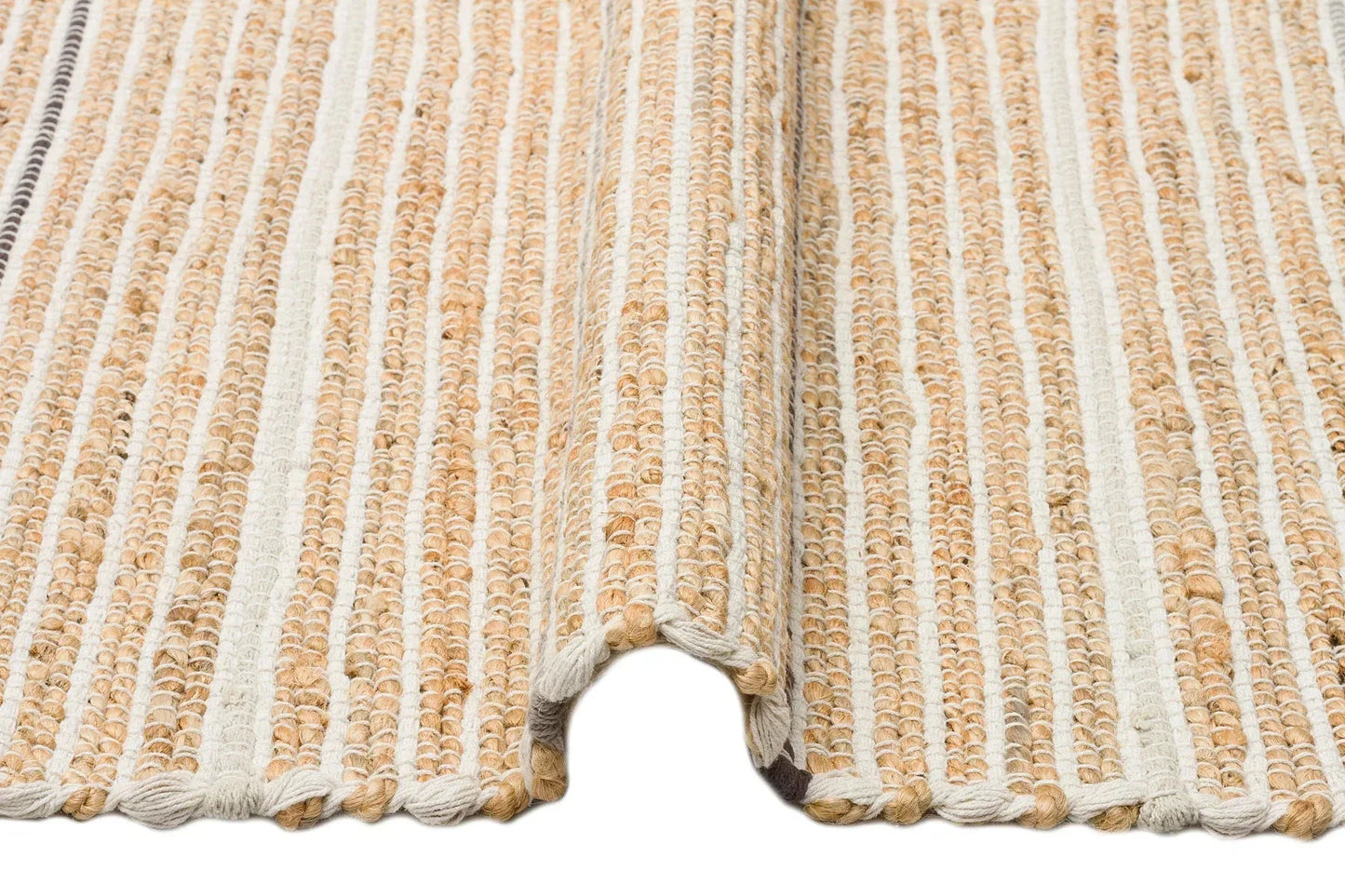 Juno Jüt Ech 05 Natural Grey Flatweave El Dokuma Naturel Jüt Hasır Hal - HALI VAGONU