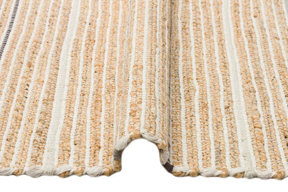 Juno Jüt Ech 05 Natural Grey Flatweave El Dokuma Naturel Jüt Hasır Hal - HALI VAGONU