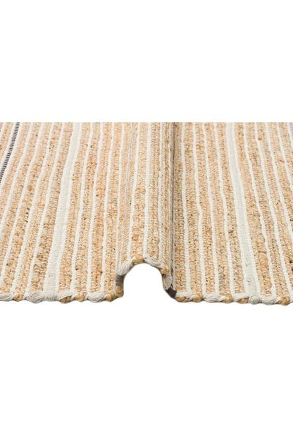 Juno Jüt Ech 05 Natural Multy Flatweave El Dokuma Naturel Jüt Hasır Halı - HALI VAGONU