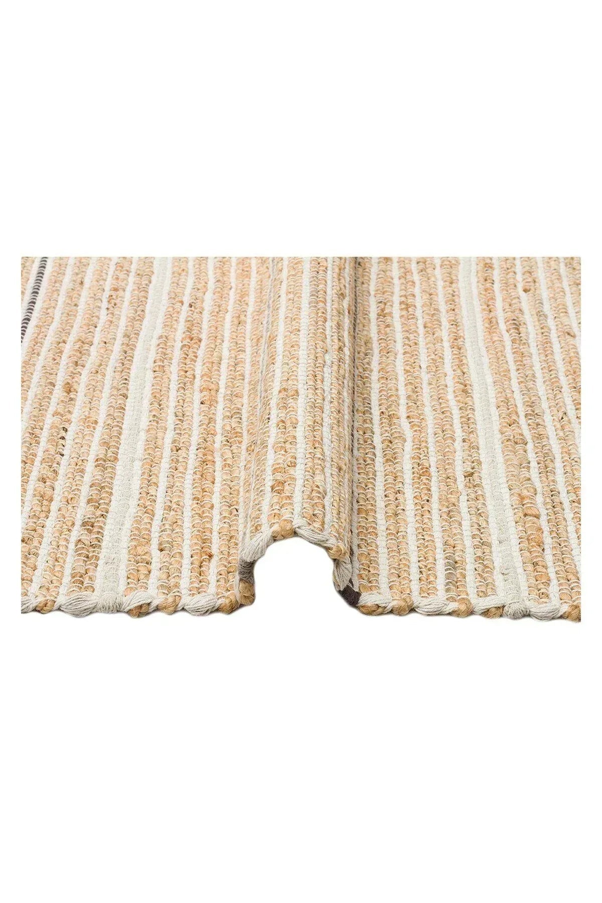 Juno Jüt Ech 05 Natural Multy Flatweave El Dokuma Naturel Jüt Hasır Halı - HALI VAGONU