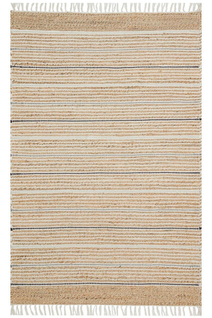 Juno Jüt Ech 05 Natural Multy Flatweave El Dokuma Naturel Jüt Hasır Halı - HALI VAGONU