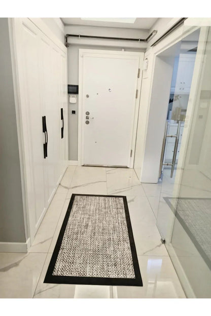 Jute00 Jüt Sisal Hasır Desenli Dijital Baskı Halı - HALI VAGONU