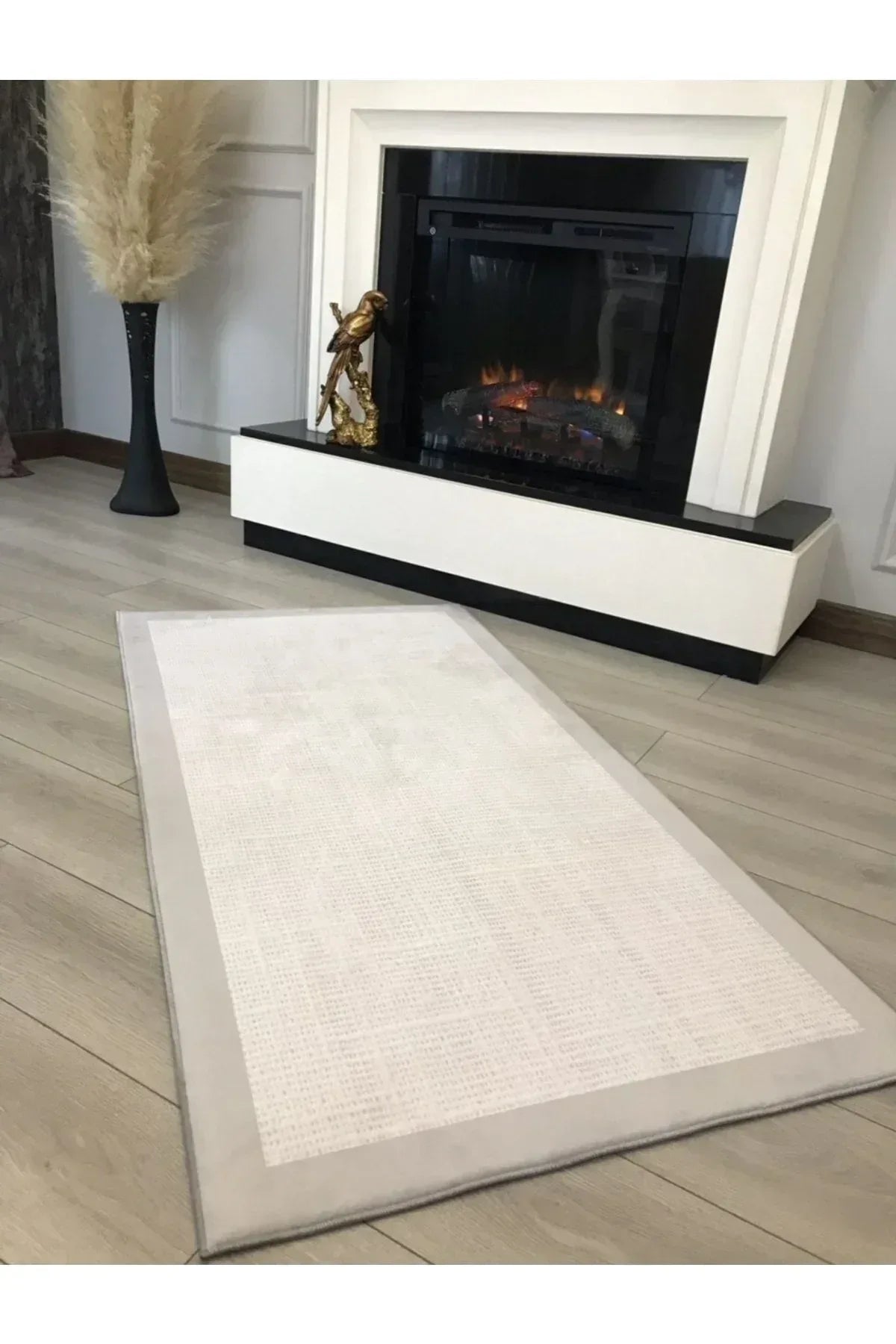 JUTE06 Jüt Sisal Hasır Desenli Dijital Baskı Halı - HALI VAGONU