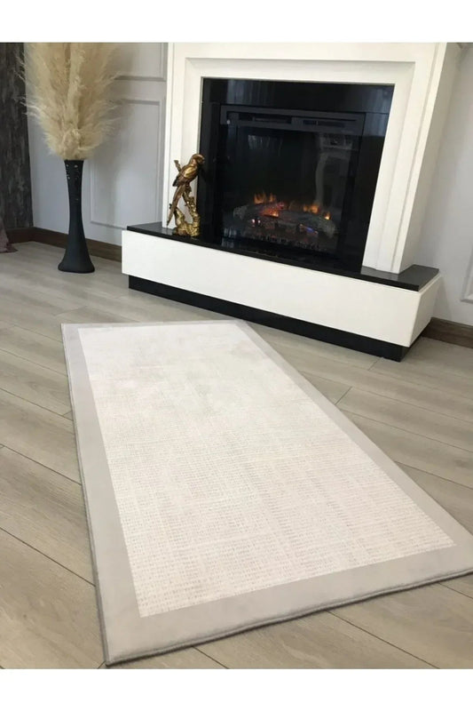 JUTE06 Jüt Sisal Hasır Desenli Dijital Baskı Halı - HALI VAGONU