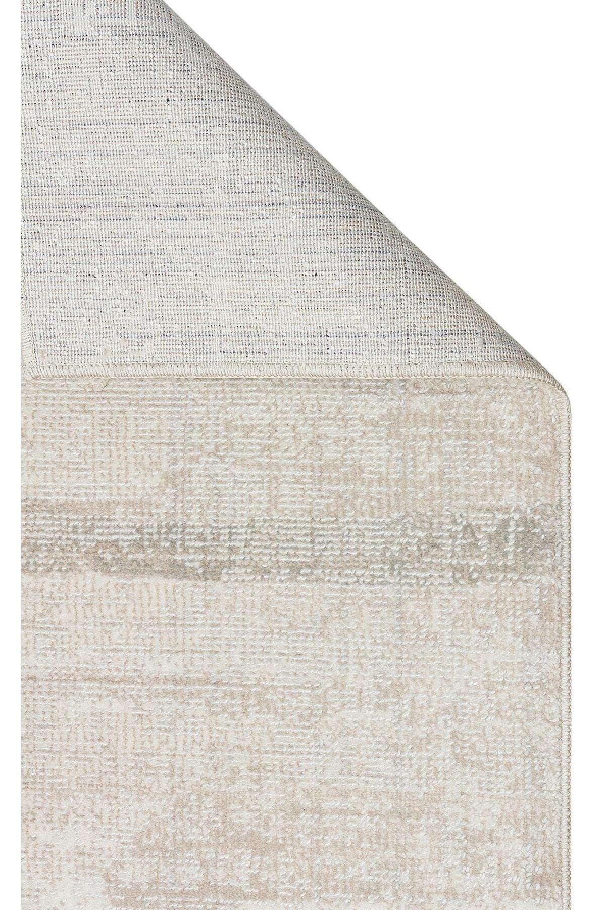 KALAHARİ KLH 01 GREY BEIGE Özel Dokuma Tekniği Ile Üretilen Modern Sade Desenli Makine Halısı - HALI VAGONU