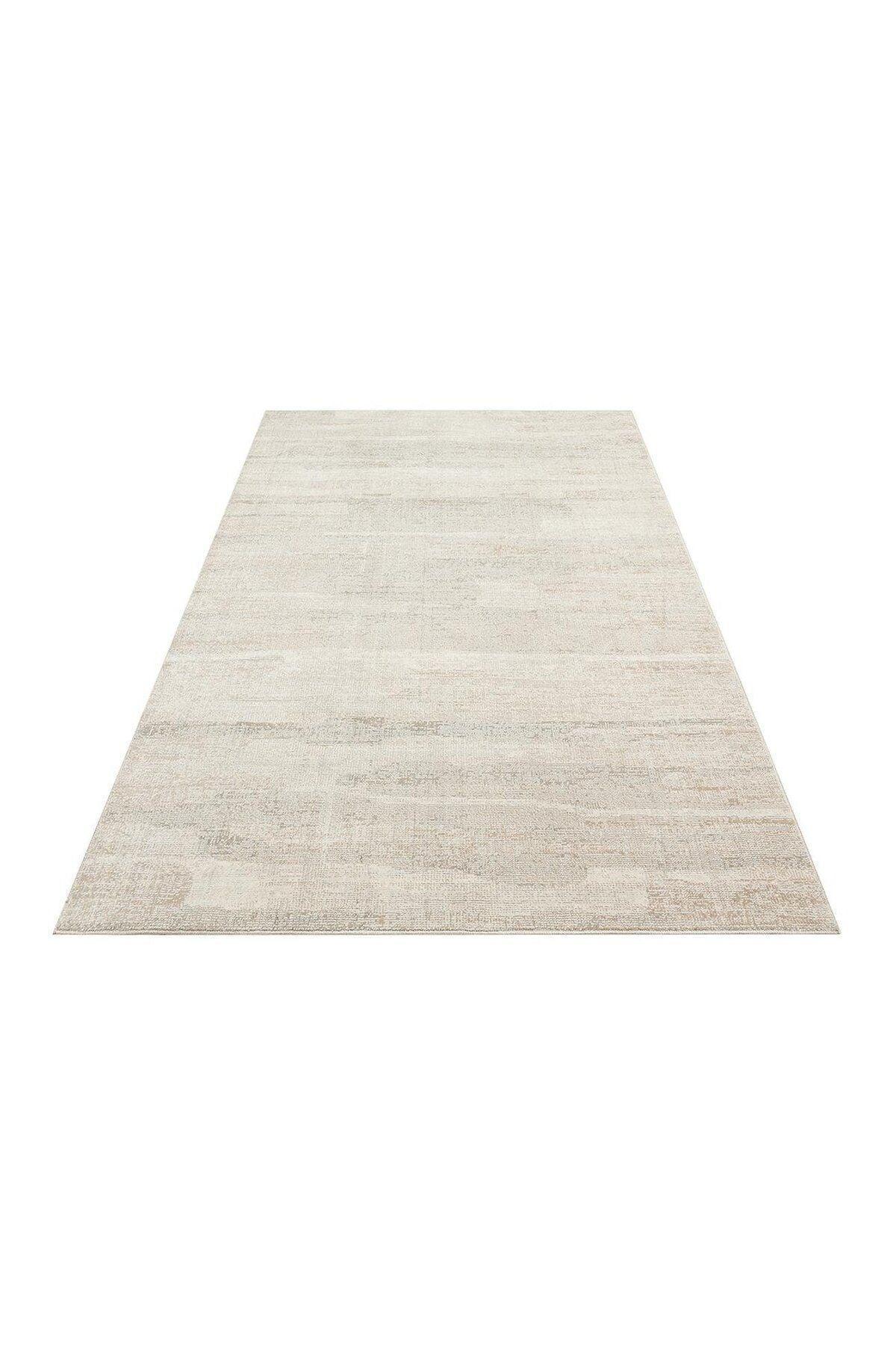 KALAHARİ KLH 01 GREY BEIGE Özel Dokuma Tekniği Ile Üretilen Modern Sade Desenli Makine Halısı - HALI VAGONU