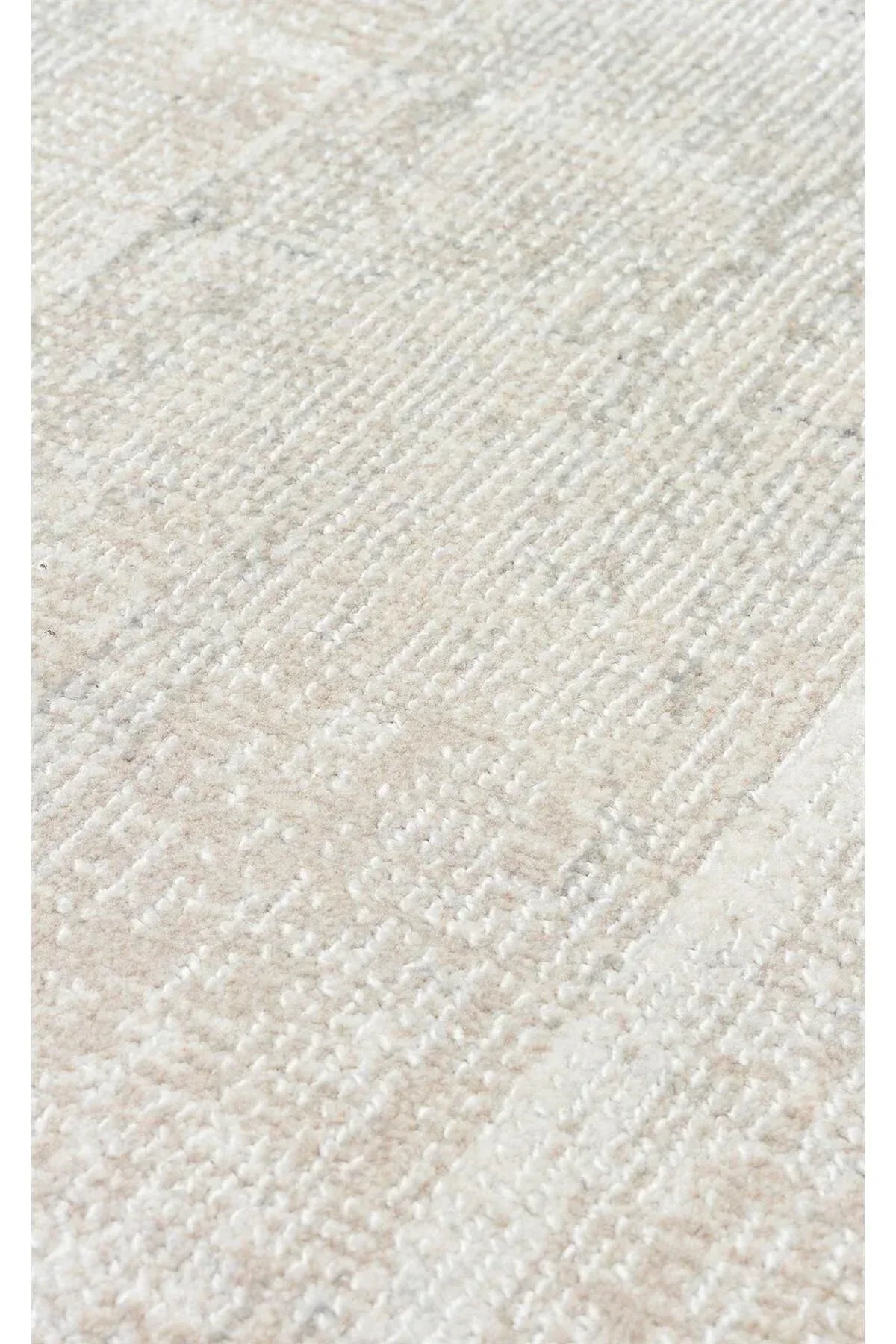 KALAHARİ KLH 01 GREY BEIGE Özel Dokuma Tekniği Ile Üretilen Modern Sade Desenli Makine Halısı - HALI VAGONU