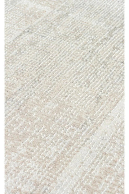 KALAHARİ KLH 01 GREY BEIGE Özel Dokuma Tekniği Ile Üretilen Modern Sade Desenli Makine Halısı - HALI VAGONU