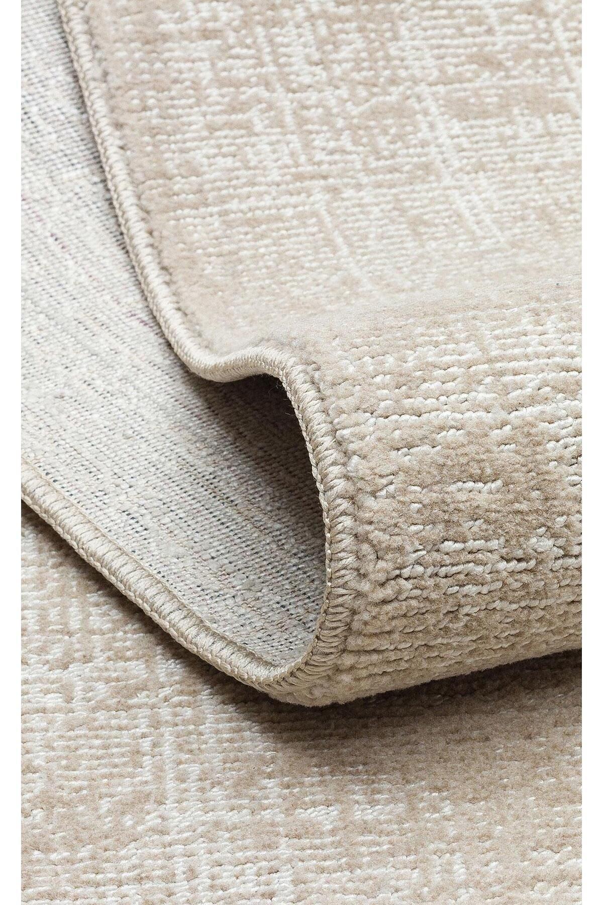 KALAHARİ KLH PLAIN BEIGE Özel Dokuma Tekniği Ile Üretilen Modern Sade Desenli Makine Halıs - HALI VAGONU
