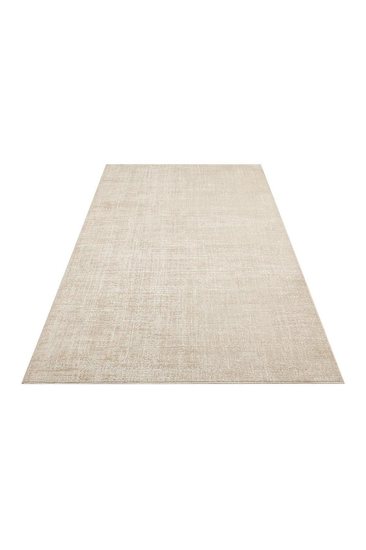 KALAHARİ KLH PLAIN BEIGE Özel Dokuma Tekniği Ile Üretilen Modern Sade Desenli Makine Halıs - HALI VAGONU