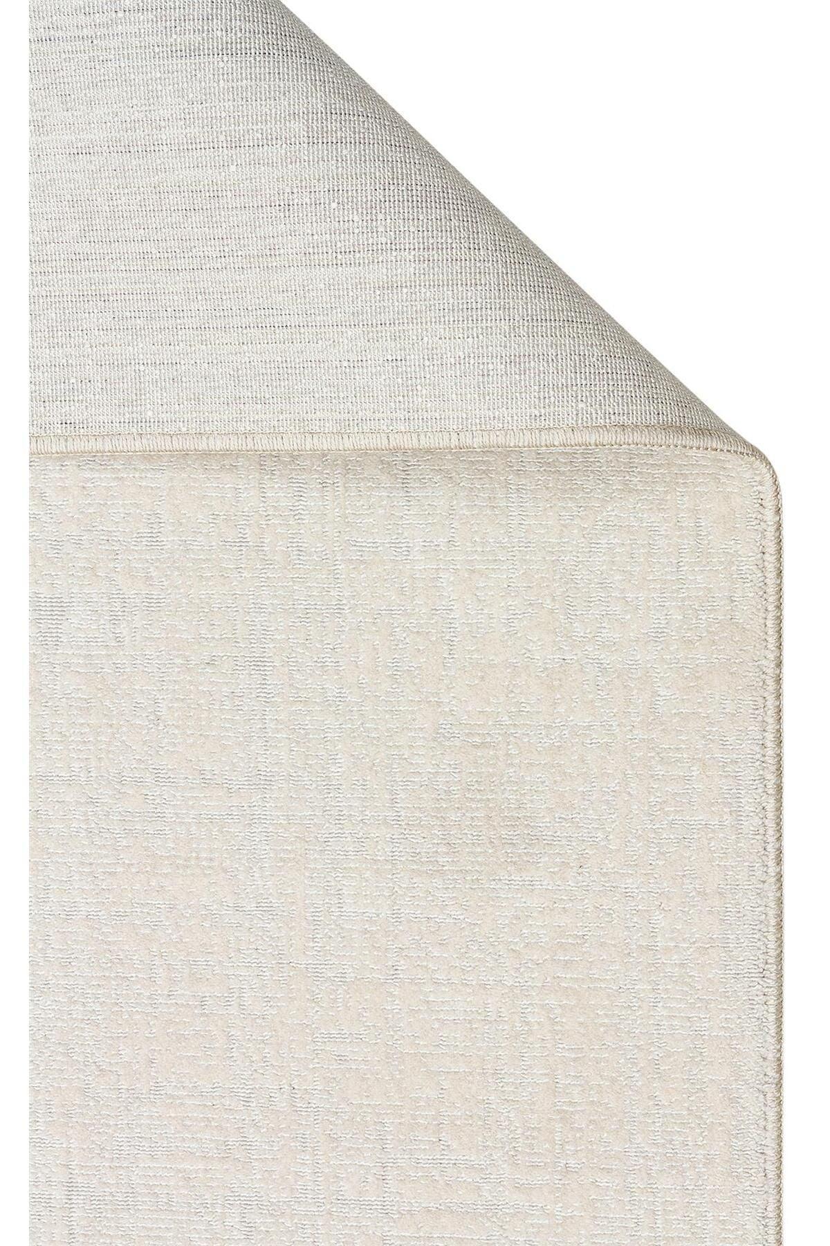 KALAHARİ KLH PLAIN CREAM Özel Dokuma Tekniği Ile Üretilen Modern Sade Desenli Makine Halısı - HALI VAGONU