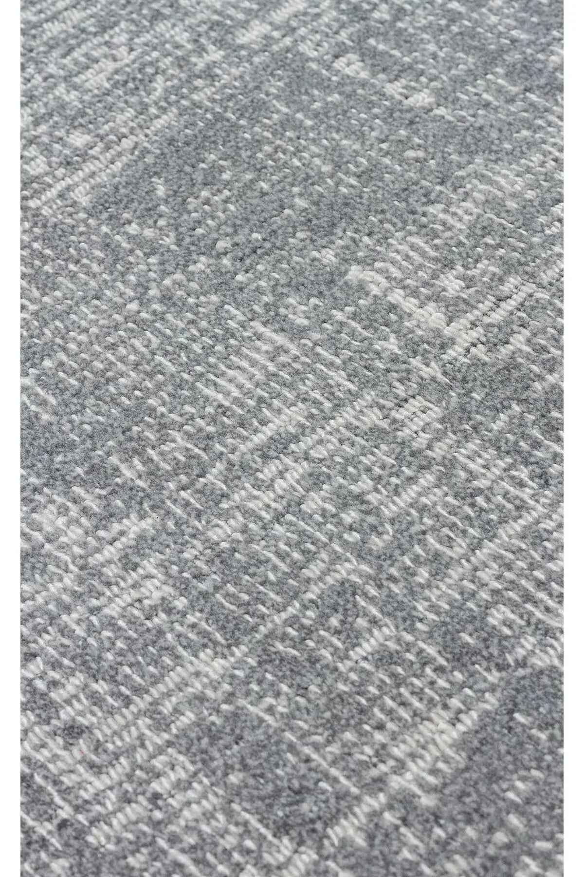 KALAHARİ KLH PLAIN GREY Özel Dokuma Tekniği Ile Üretilen Modern Sade Desenli Makine Halısı - HALI VAGONU