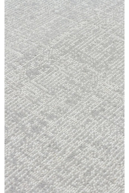 KALAHARİ KLH PLAIN SILVER Özel Dokuma Tekniği Ile Üretilen Modern Sade Desenli Makine Halısı - HALI VAGONU