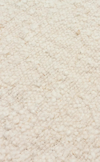 LHASA LHS 01 CREAM NATURAL Yün ve Jüt ile Üretilen Örme El Dokuma Halı - HALI VAGONU