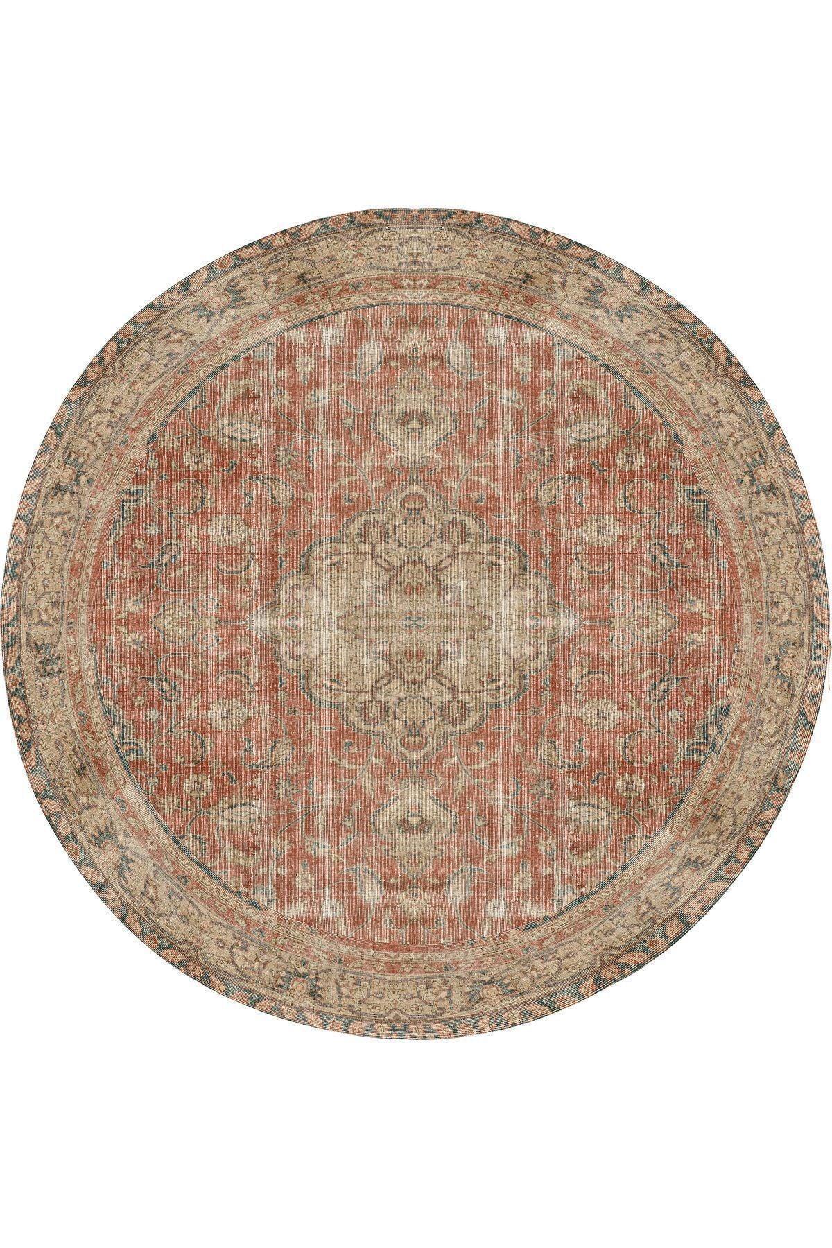 mars halı doğal tonlarında Patchwork temalı dekoratif Kilim Salon Halısı Saçaklı Yıkanabilen Halı - HALI VAGONU