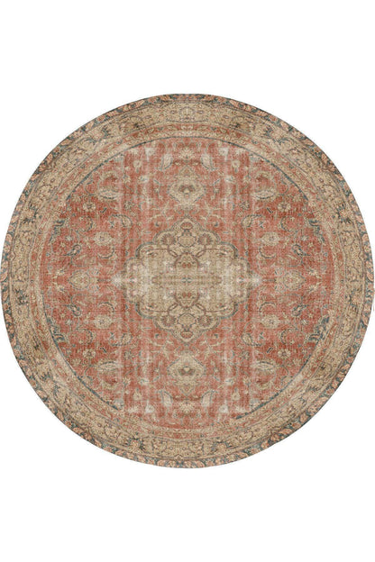 mars halı doğal tonlarında Patchwork temalı dekoratif Kilim Salon Halısı Saçaklı Yıkanabilen Halı - HALI VAGONU