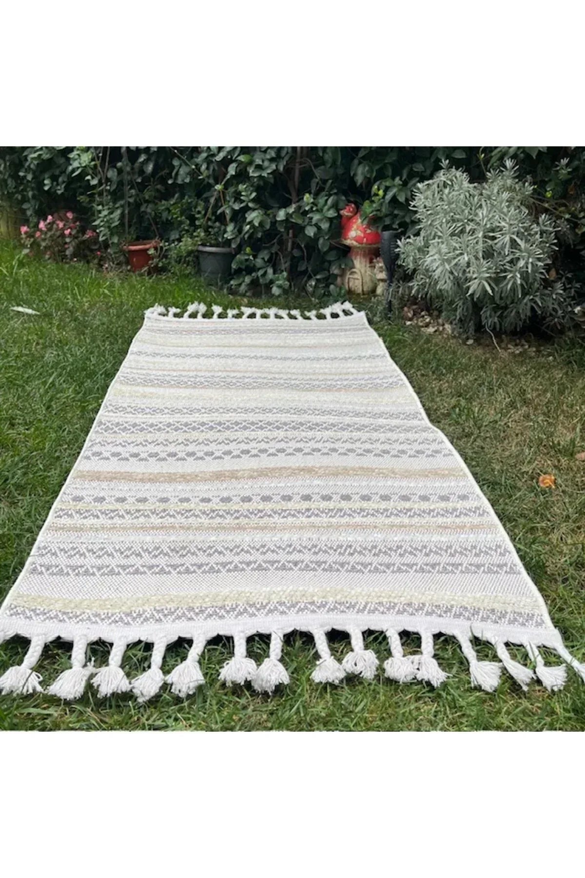 Meridyen Kaymaz Tabanlı Yıkanabilir Makine Halısı - HALI VAGONU