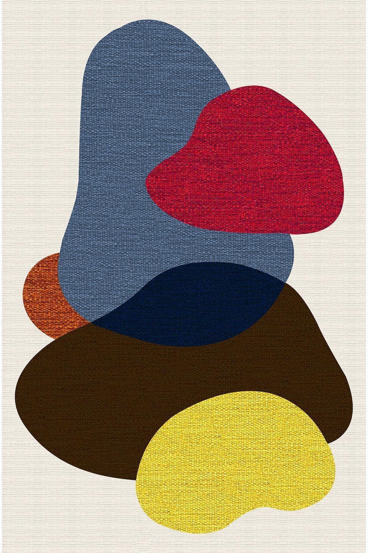 Modern Stil Krem Tonlarında iskandinav halı ve kilim Salon halısı Peluş halı Yıkanabilen Halı - HALI VAGONU