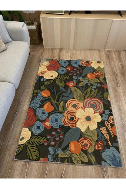 Modern Stil Yeşil Tonlarında iskandinav halı ve kilim Salon halısı Peluş halı Yıkanabilen Halı - HALI VAGONU