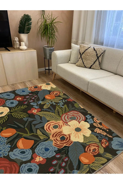 Modern Stil Yeşil Tonlarında iskandinav halı ve kilim Salon halısı Peluş halı Yıkanabilen Halı - HALI VAGONU