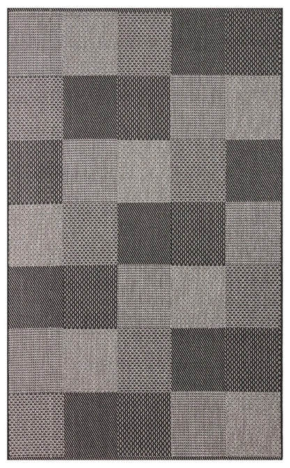 MONO 01 DARK GREY Hav Toz Vermez Kaymaz Tabanlı Sisal Halı - HALI VAGONU