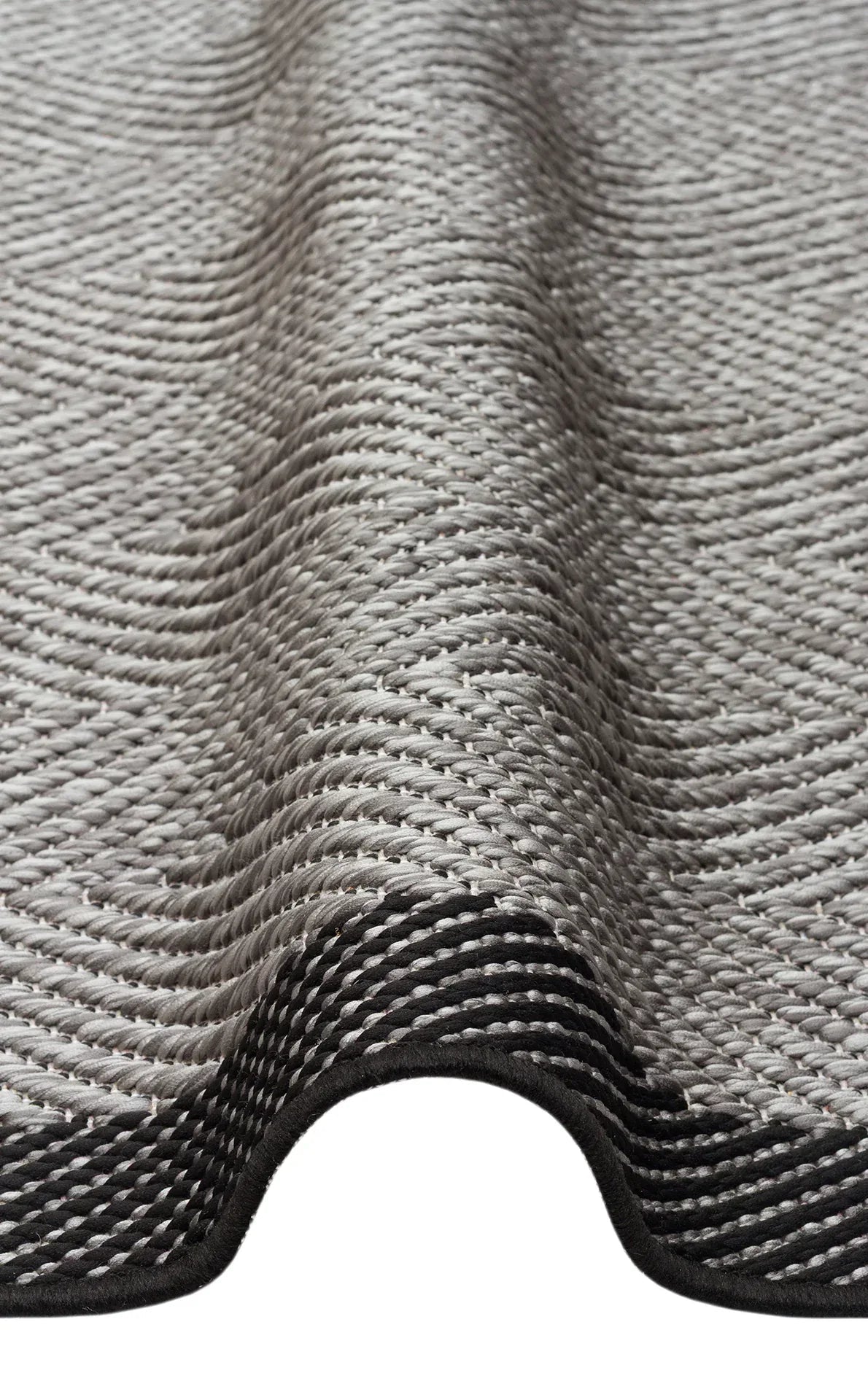 MONO 02 DARK GREY Hav Toz Vermez Kaymaz Tabanlı Sisal Halı - HALI VAGONU