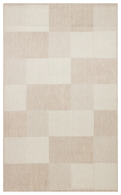 MONO MNO 01 BEIGE Hav Toz Vermez Kaymaz Tabanlı Sisal Halı - HALI VAGONU