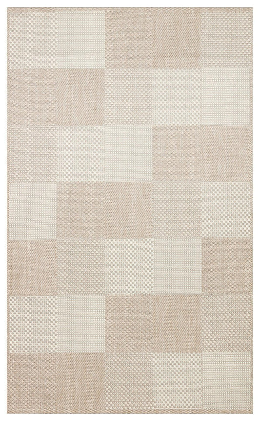 MONO MNO 01 BEIGE Hav Toz Vermez Kaymaz Tabanlı Sisal Halı - HALI VAGONU