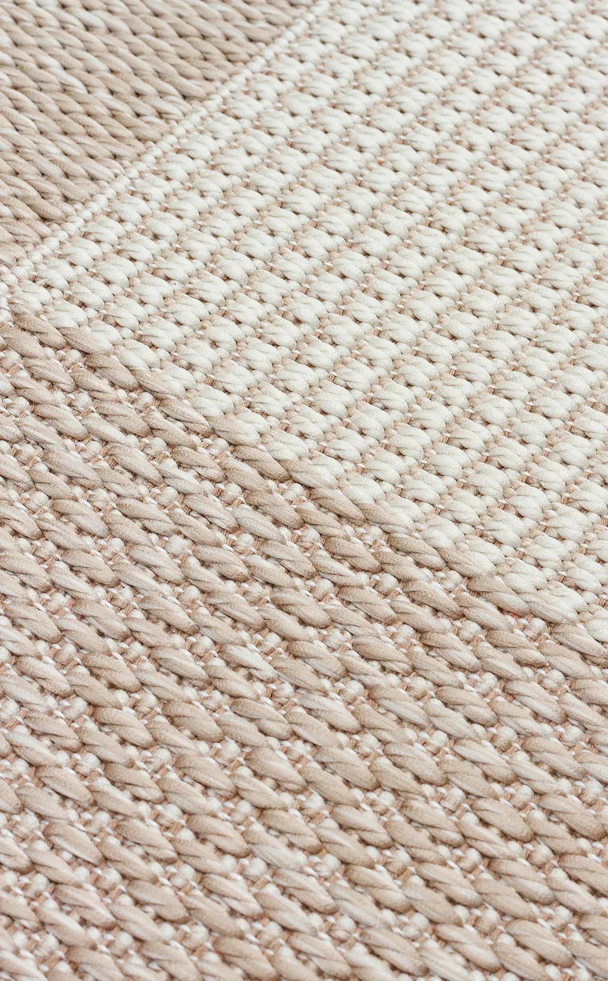 MONO MNO 01 BEIGE Hav Toz Vermez Kaymaz Tabanlı Sisal Halı - HALI VAGONU