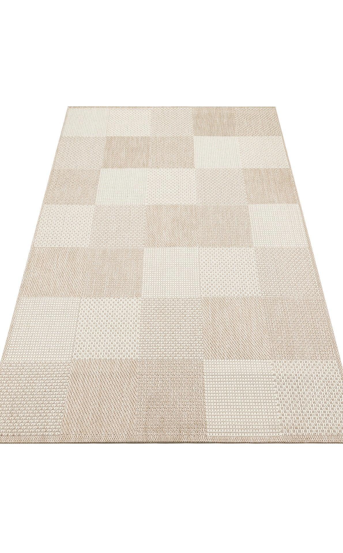 MONO MNO 01 BEIGE Hav Toz Vermez Kaymaz Tabanlı Sisal Halı - HALI VAGONU