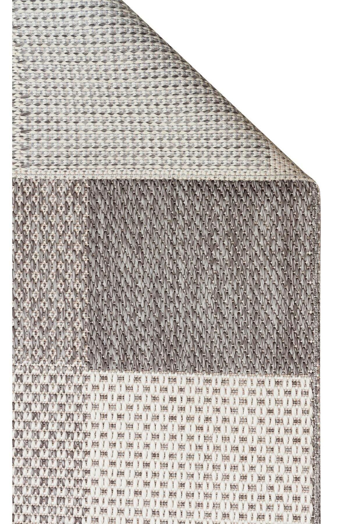 MONO MNO 01 GREY Hav Toz Vermez Kaymaz Tabanlı Sisal Halı - HALI VAGONU